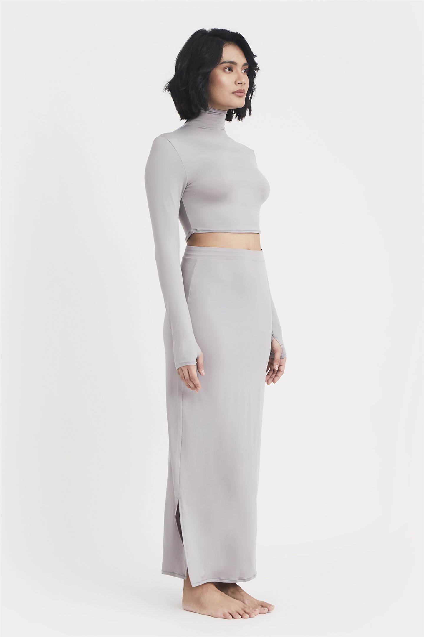 (THUMBNAIL) MADEIRA ESSENTIAL PENCIL SKIRT - HAZE