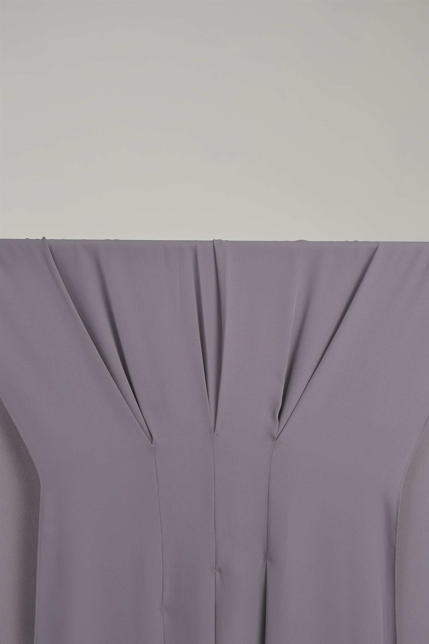 ORIKAMI BOX-PLEATED SCARF SLATE 5